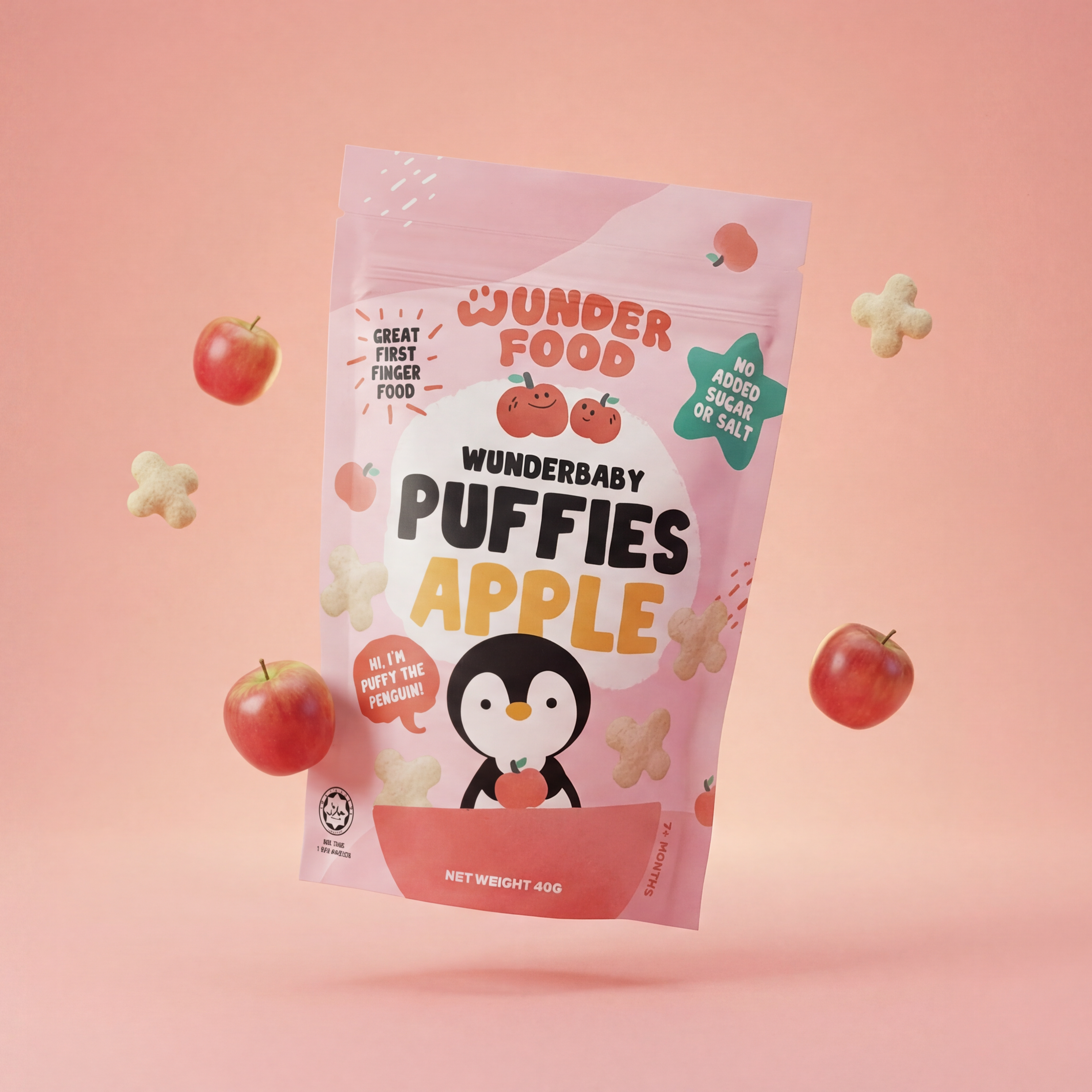 Wunderbaby Puffies - Apple